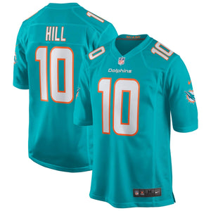 Miami Dolphins Tyreek Hill Nike Game Football NFL Trikot Home Türkis - STADIUMDREAMS