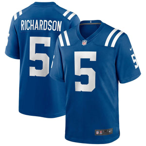 Indianapolis Colts Anthony Richardson Nike Game Football NFL Trikot Home Blau - STADIUMDREAMS