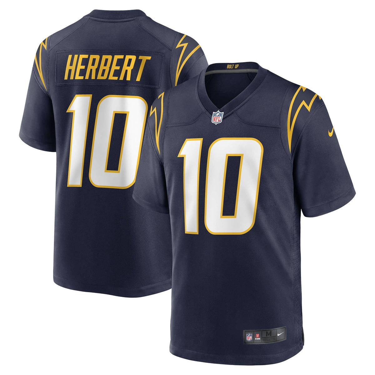 Los Angeles Chargers Justin Herbert Nike Game Football NFL Trikot Alternate Navy - STADIUMDREAMS