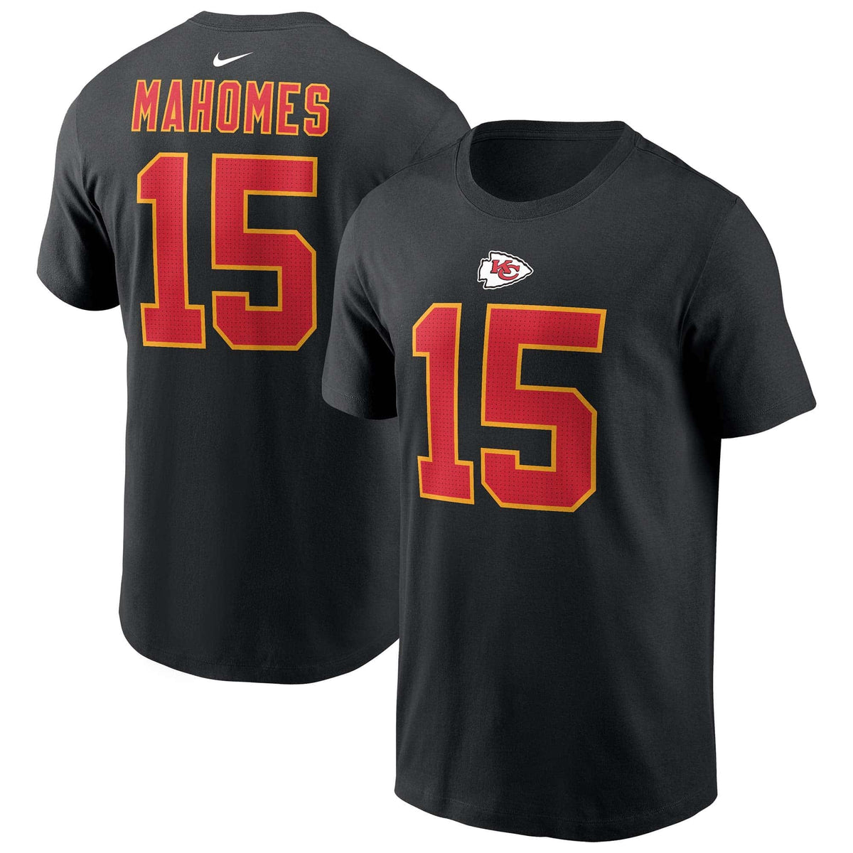 Kansas City Chiefs Patrick Mahomes Nike NFL Player T-Shirt Schwarz - STADIUMDREAMS