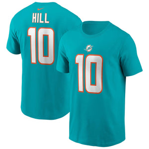 Miami Dolphins Tyreek Hill Nike NFL Player T-Shirt Türkis - STADIUMDREAMS