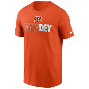 Cincinnati Bengals NFL Nike Who Dey T-Shirt Orange - STADIUMDREAMS