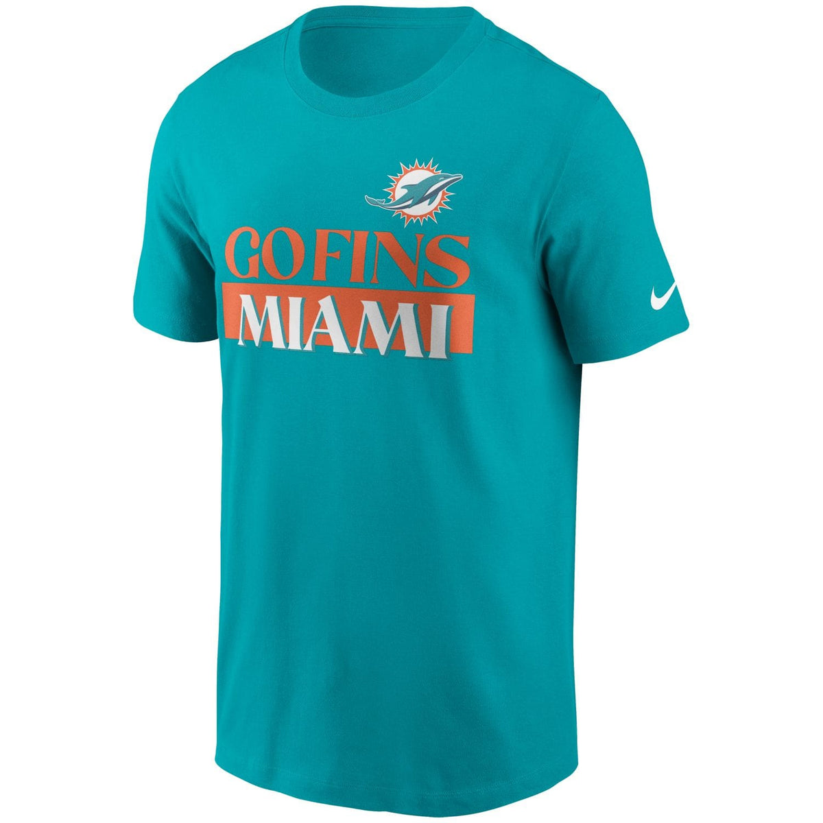 Miami Dolphins NFL Nike Go Fins T-Shirt Türkis - STADIUMDREAMS