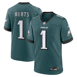 Jalen Hurts Philadelphia Eagles Nike Game Football Trikot Grün - STADIUMDREAMS