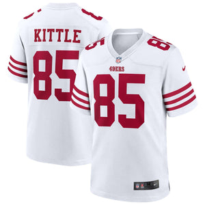 George Kittle San Francisco 49ers Nike Game NFL Football Trikot Weiß - STADIUMDREAMS