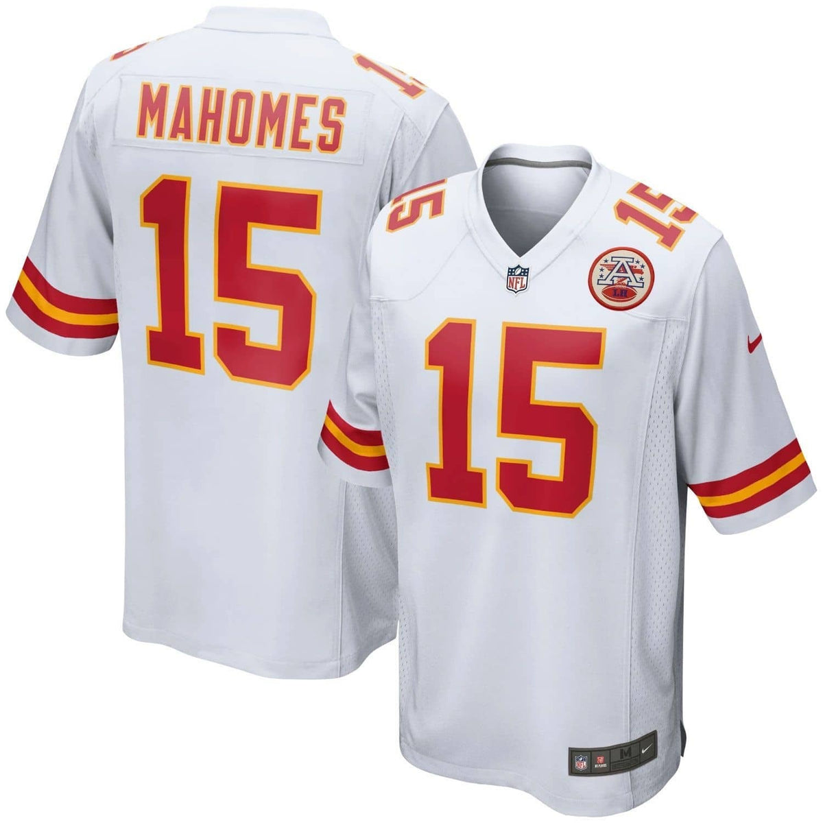 Patrick Mahomes Kansas City Chiefs Nike Game NFL Football Trikot Weiß - STADIUMDREAMS