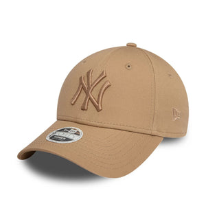 New York Yankees Woman New Era Rose Gold 9Forty MLB Cap Beige - STADIUMDREAMS