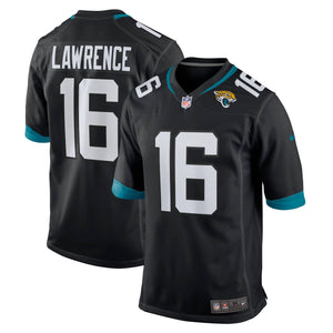 Trevor Lawrence Jacksonville Jaguars Nike Game NFL Football Trikot Schwarz - STADIUMDREAMS