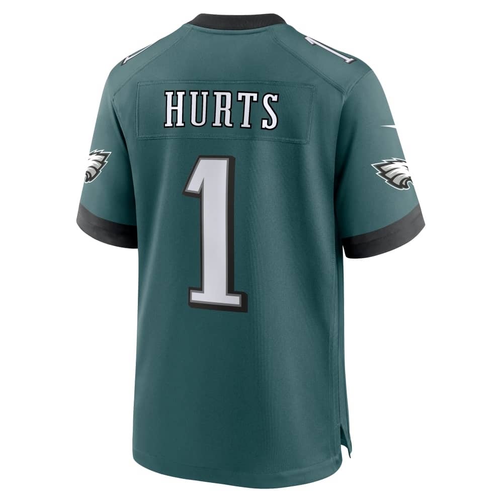 Jalen Hurts Philadelphia Eagles Nike Game Football Trikot Grün - STADIUMDREAMS