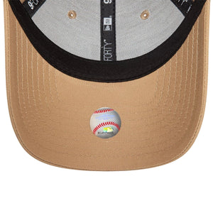 New York Yankees Woman New Era Rose Gold 9Forty MLB Cap Beige - STADIUMDREAMS