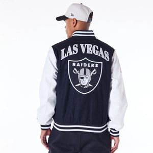 Las Vegas Raiders NFL Patch College Jacke New Era Schwarz - STADIUMDREAMS