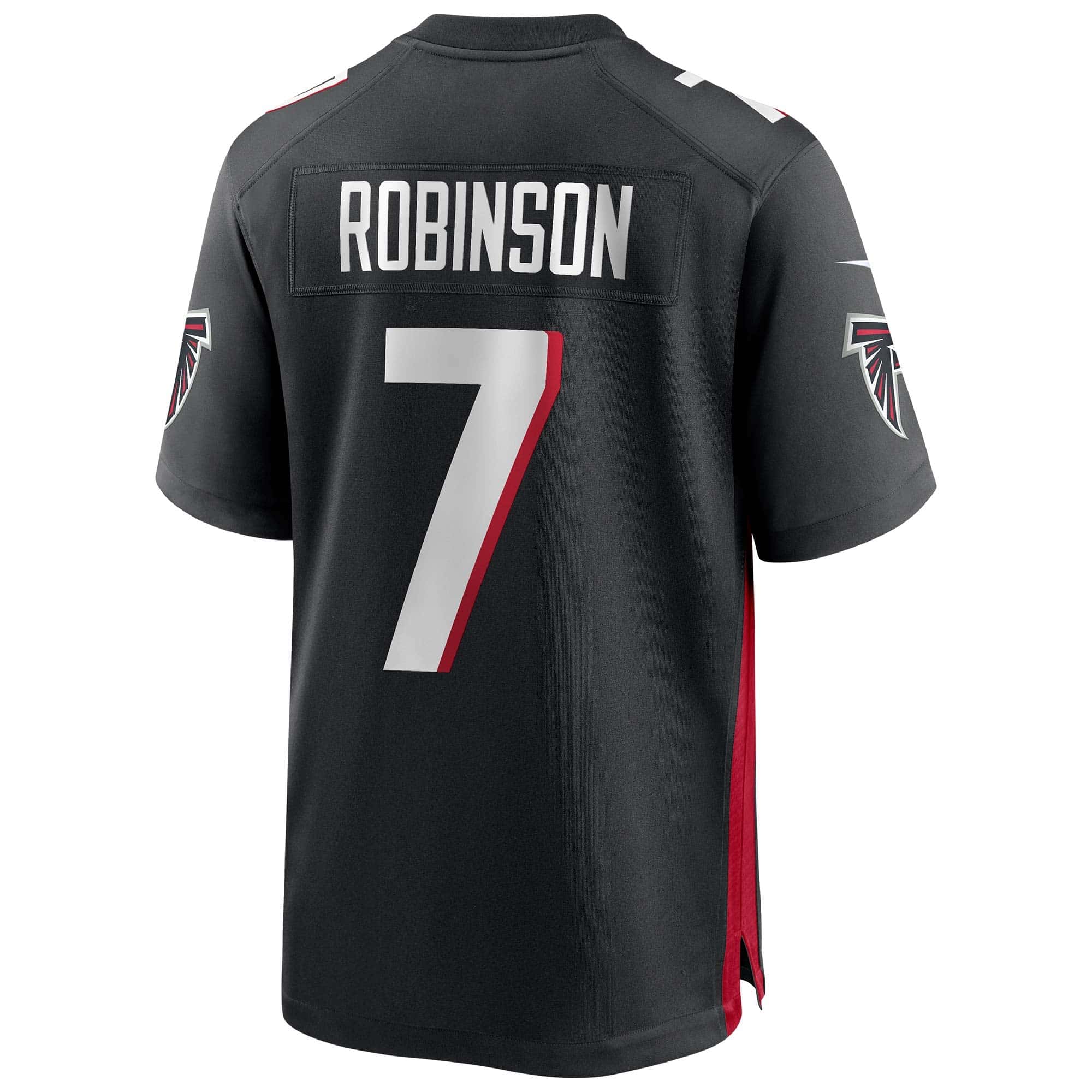 Bijan Robinson Atlanta Falcons Nike Game NFL Football Trikot Schwarz - STADIUMDREAMS