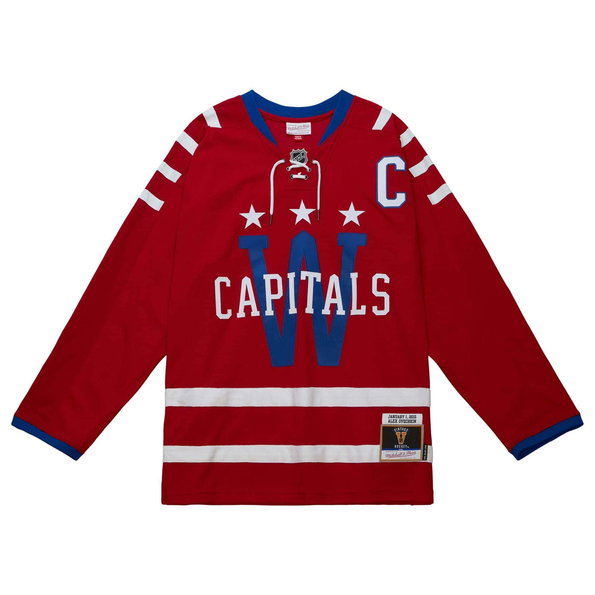 Washington Capitals Alexander Ovechkin Mitchell & Ness 2015 NHL Trikot Rot - STADIUMDREAMS