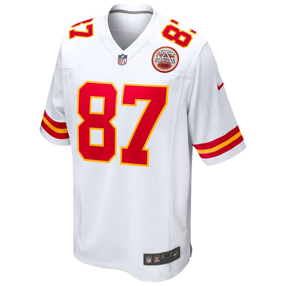 Kansas City Chiefs Travis Kelce Nike Game Football NFL Trikot Road Weiss - STADIUMDREAMS