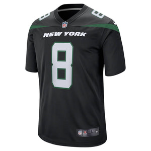 New York Jets Aaron Rodgers Nike Game Football NFL Trikot Alternate Schwarz - STADIUMDREAMS