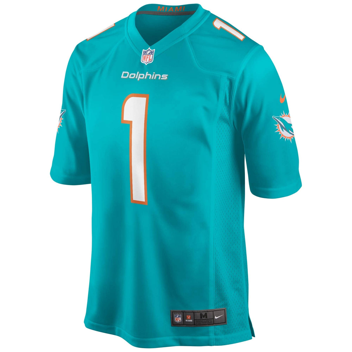 Miami Dolphins Tua Tagovailoa Nike Game Football NFL Trikot Home Türkis - STADIUMDREAMS