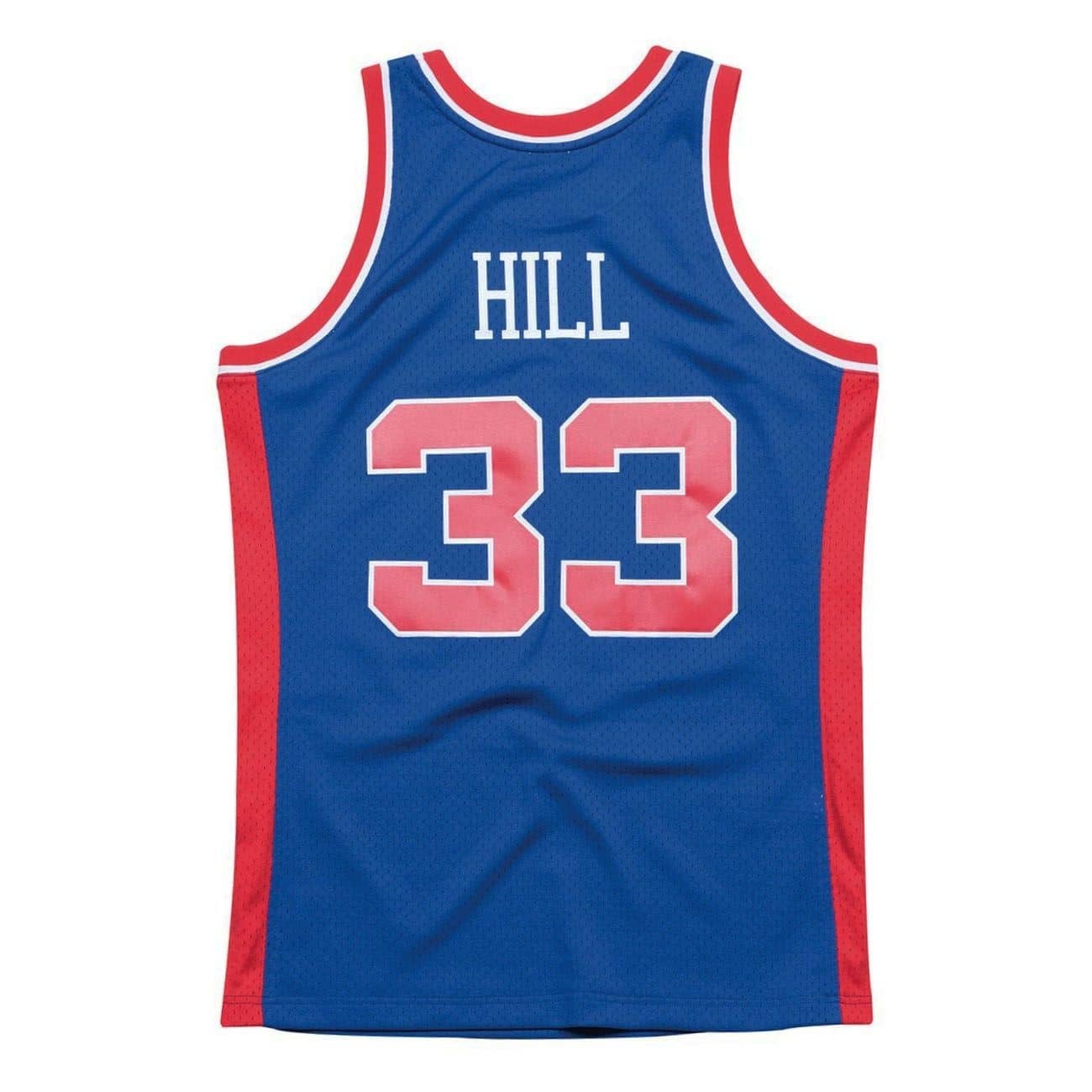 Grant Hill Detroit Pistons Mitchell & Ness NBA Swingman Trikot 1995-1996 Blau - STADIUMDREAMS