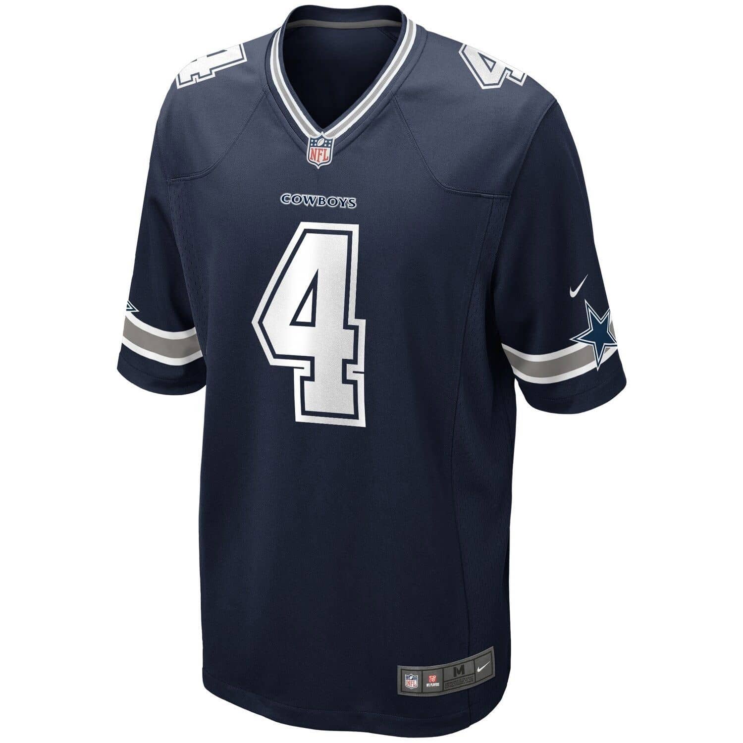 Dallas Cowboys Dak Prescott Nike Game Football NFL Trikot Home Navy - STADIUMDREAMS