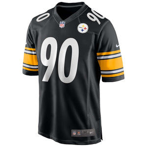 Pittsburgh Steelers T. J. Watt Nike Game Football NFL Trikot Home Schwarz - STADIUMDREAMS