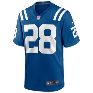 Indianapolis Colts Jonathan Taylor Nike Game Football NFL Trikot Home Blau - STADIUMDREAMS