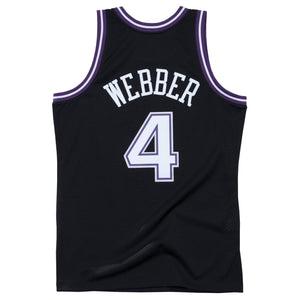 Chris Webber Sacramento Kings Mitchell & Ness NBA Swingman Trikot 2000-2001 Schwarz - STADIUMDREAMS