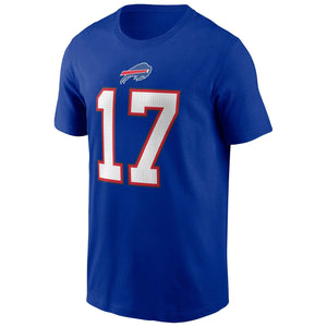 Buffalo Bills Josh Allen Nike NFL Player T-Shirt Blau - STADIUMDREAMS