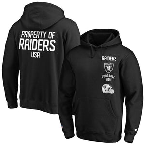 Las Vegas Raiders Fanatics NFL Property Of Graphic Hoodie Schwarz - STADIUMDREAMS