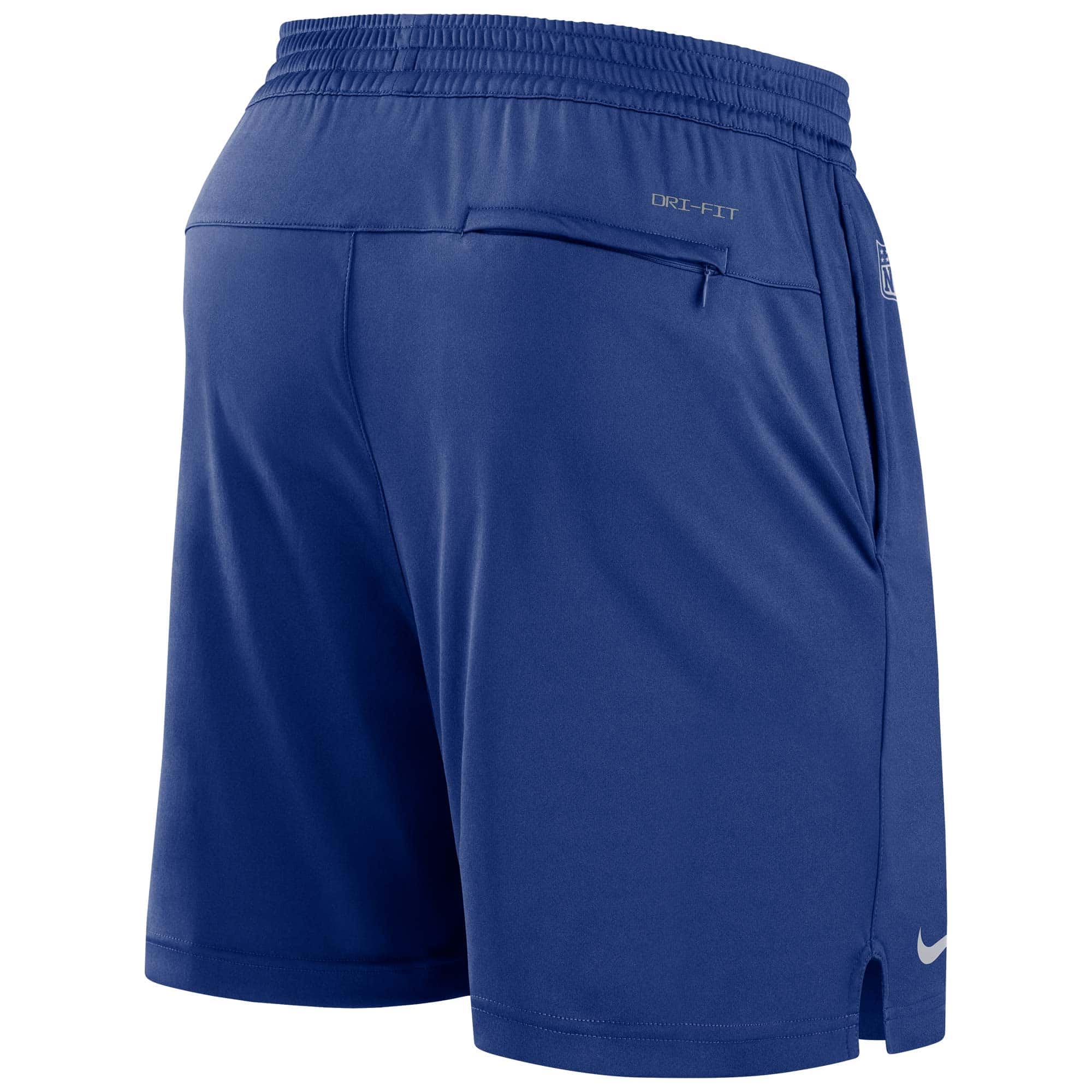 New York Giants NFL Sideline Nike Dri-FIT Knit Short - STADIUMDREAMS