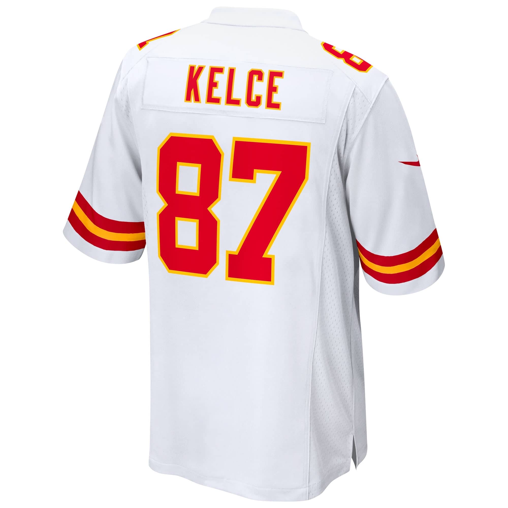 Kansas City Chiefs Travis Kelce Nike Game Football NFL Trikot Road Weiss - STADIUMDREAMS