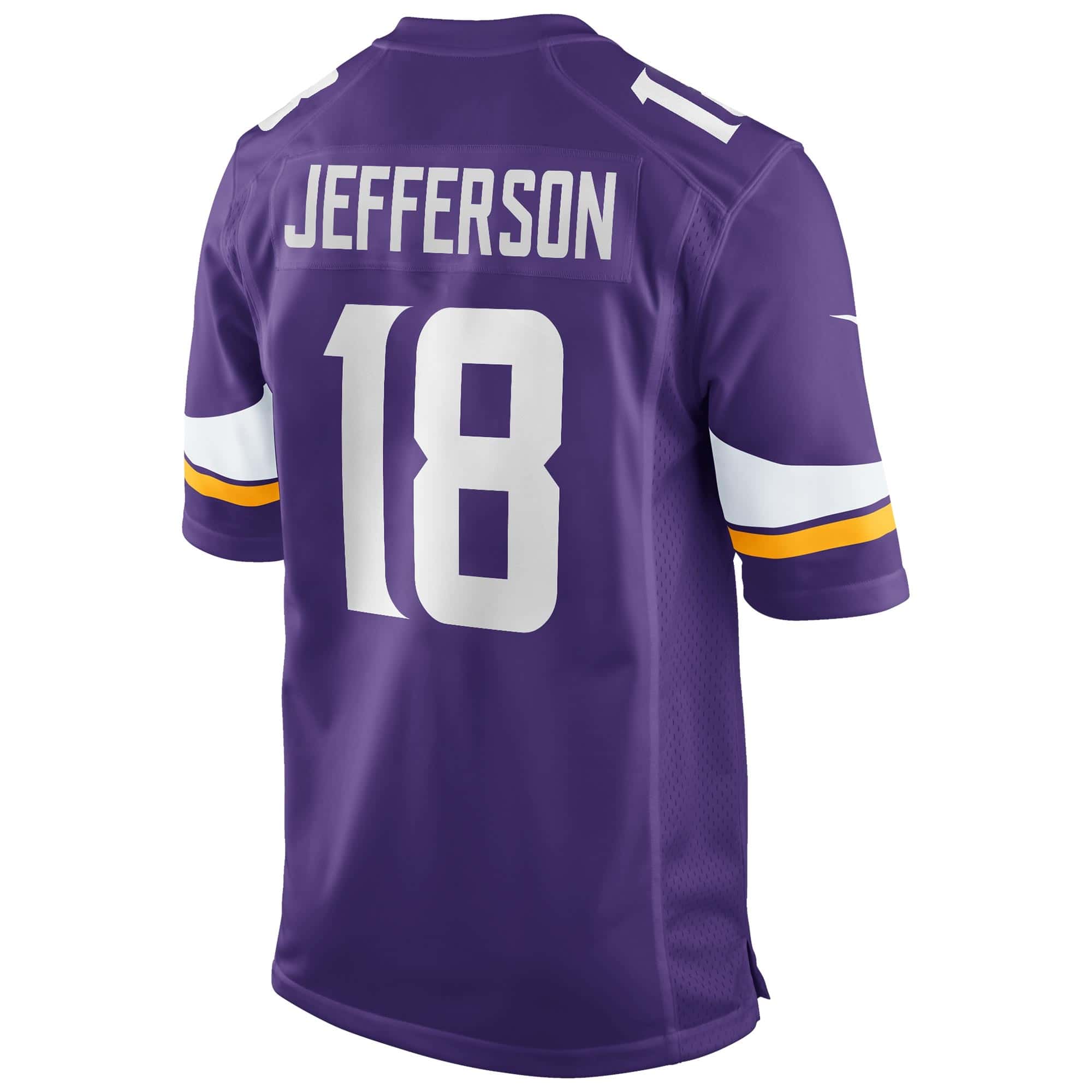 Minnesota Vikings Justin Jefferson Nike Game Football NFL Trikot Home Lila - STADIUMDREAMS