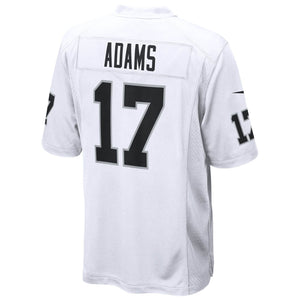 Las Vegas Raiders Davante Adams Nike Game Football NFL Trikot Road Weiss - STADIUMDREAMS