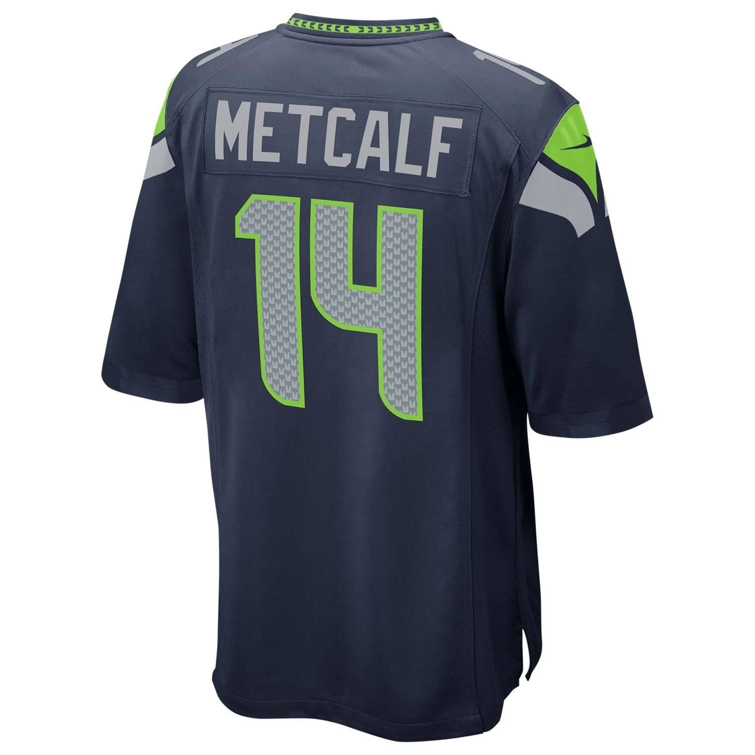 Seattle Seahawks D. K. Metcalf Nike Game Football NFL Trikot Home Navy - STADIUMDREAMS