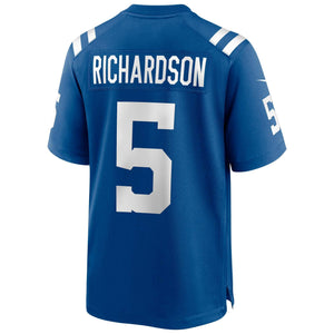 Indianapolis Colts Anthony Richardson Nike Game Football NFL Trikot Home Blau - STADIUMDREAMS