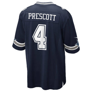 Dallas Cowboys Dak Prescott Nike Game Football NFL Trikot Home Navy - STADIUMDREAMS