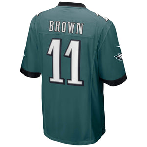 Philadelphia Eagles A. J. Brown Nike Game Football NFL Trikot Home Grün - STADIUMDREAMS