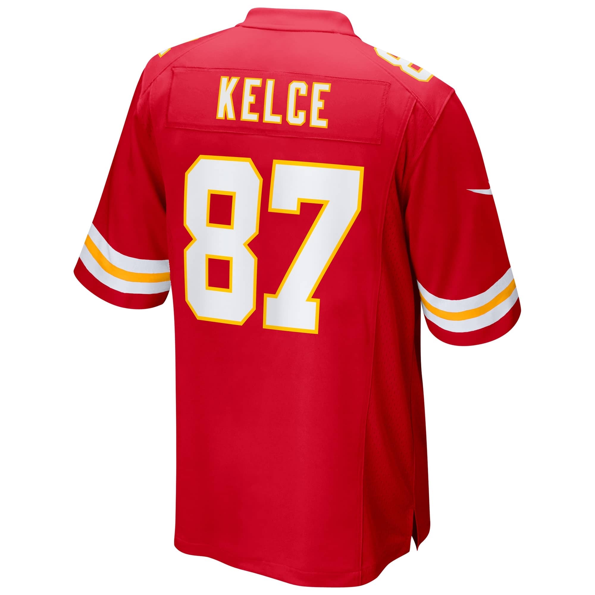 Kansas City Chiefs Travis Kelce Nike Game Football NFL Trikot Home Rot - STADIUMDREAMS