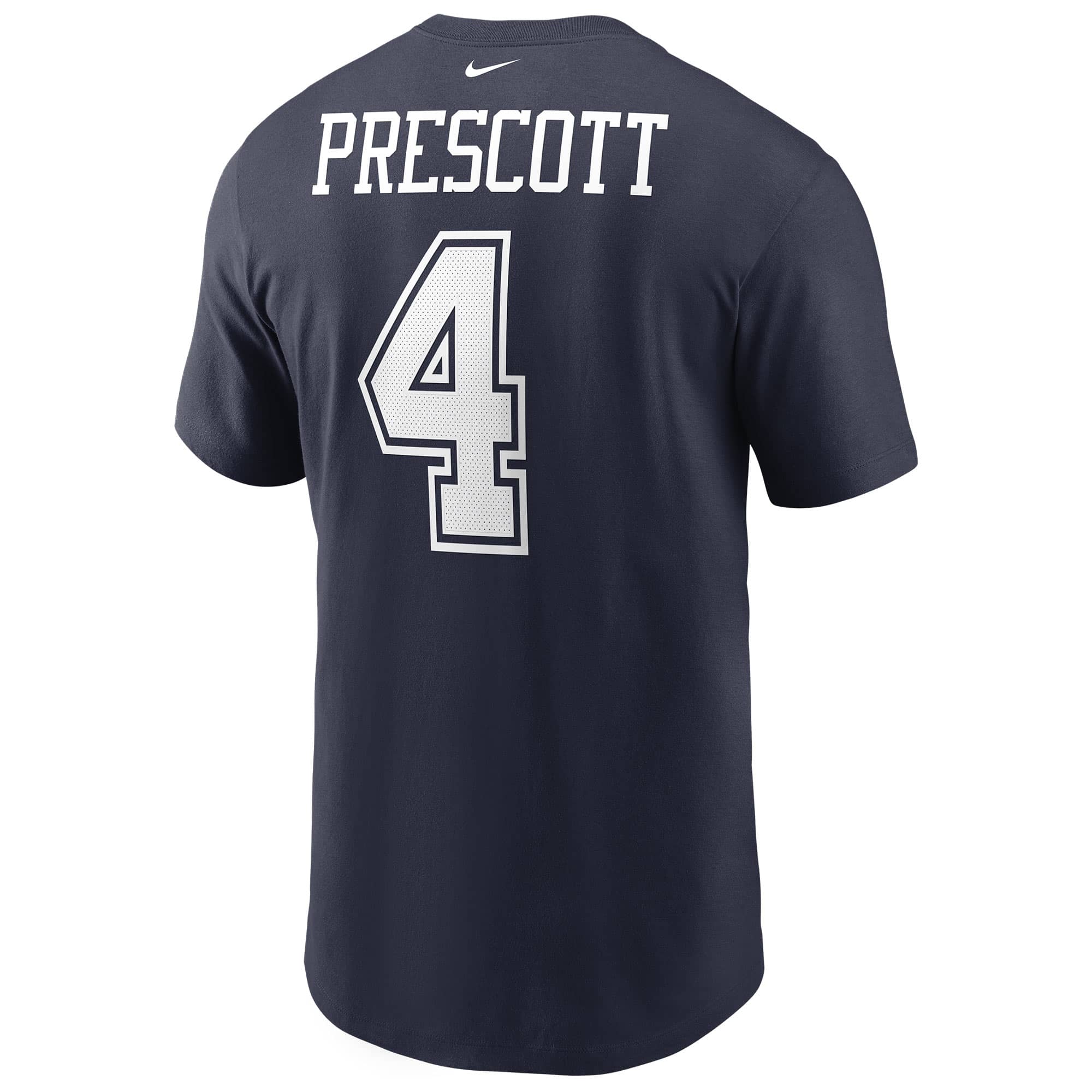 Dallas Cowboys Dak Prescott Nike NFL Player T-Shirt Navy - STADIUMDREAMS