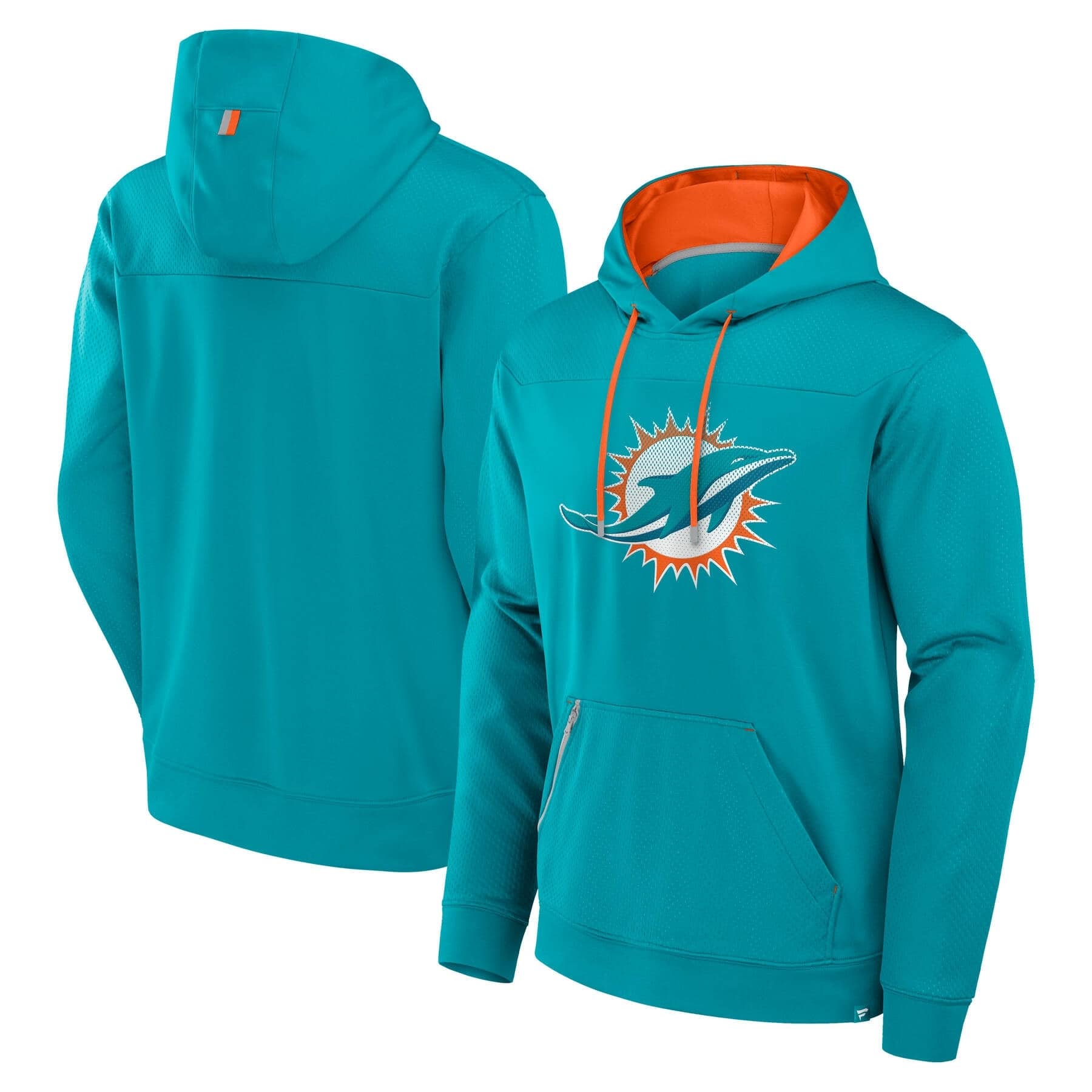 Miami Dolphins Defender Hoodie NFL Fanatics Türkis - STADIUMDREAMS