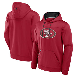 San Francisco 49ers Defender Hoodie NFL Fanatics Rot - STADIUMDREAMS