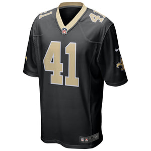 Alvin Kamara New Orleans Saints Nike NFL Football Trikot Schwarz - STADIUMDREAMS