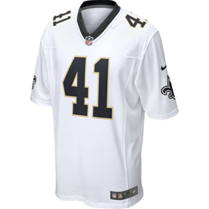 Alvin Kamara New Orleans Saints Nike NFL Football Trikot Weiß - STADIUMDREAMS