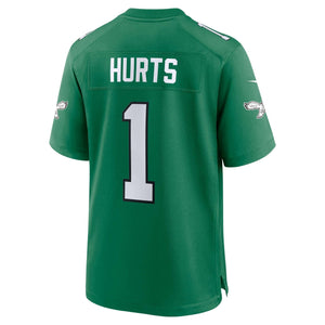 Jalen Hurts Philadelphia Eagles Nike NFL Football Throwback Trikot Grün - STADIUMDREAMS