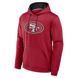 San Francisco 49ers Defender Hoodie NFL Fanatics Rot - STADIUMDREAMS