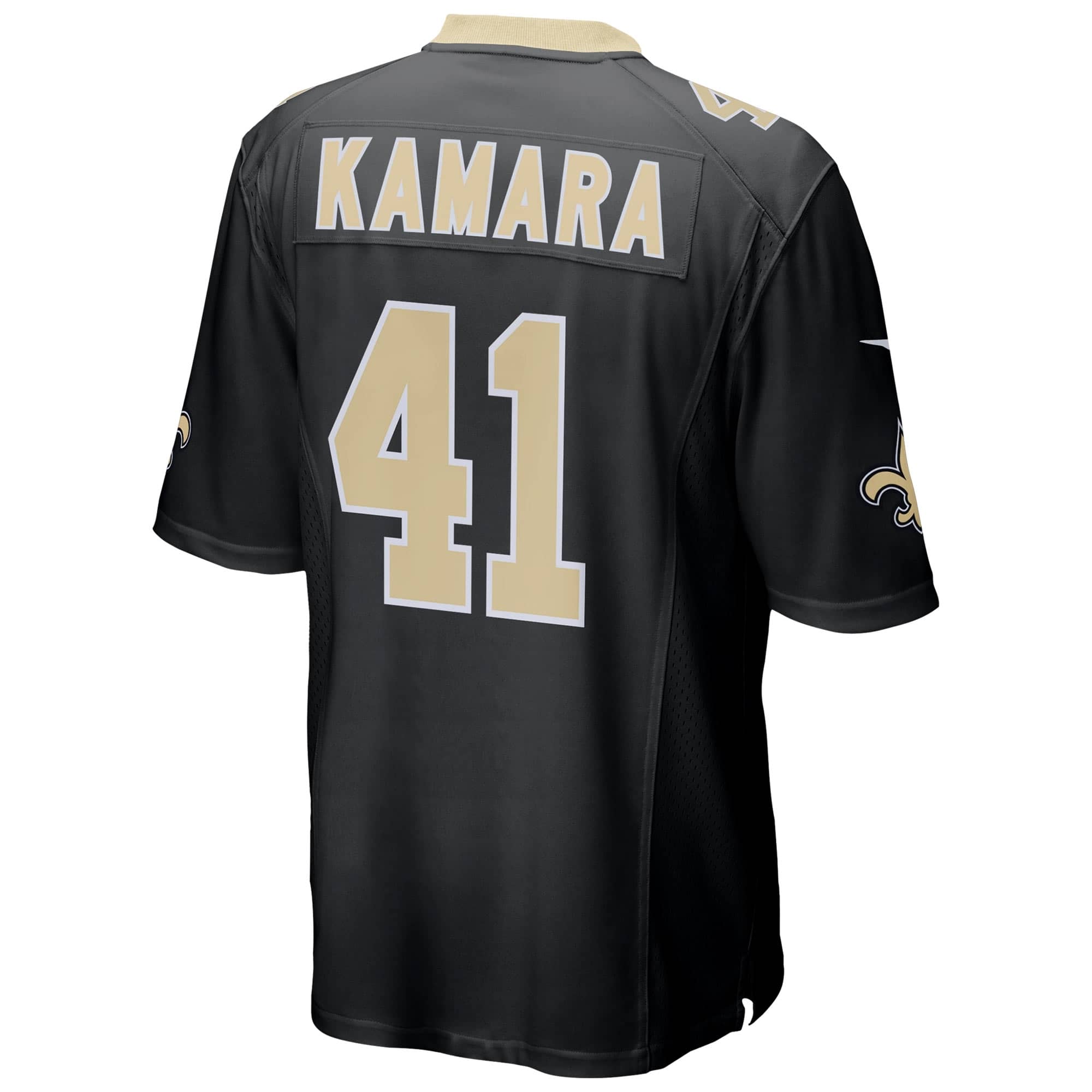 Alvin Kamara New Orleans Saints Nike NFL Football Trikot Schwarz - STADIUMDREAMS