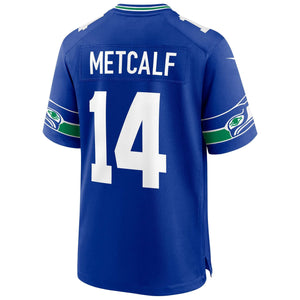 D.K. Metcalf Seattle Seahawks Nike NFL Football Throwback Trikot Blau - STADIUMDREAMS