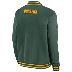 Green Bay Packers Nike Sideline Coach Bomber NFL Jacke Grün - STADIUMDREAMS