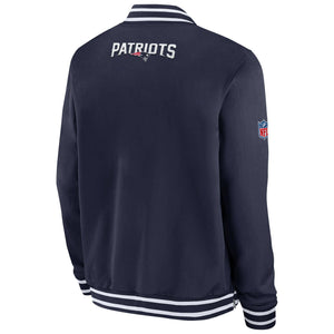 New England Patriots Nike Sideline Coach Bomber NFL Jacke Navy - STADIUMDREAMS