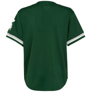 Michigan State Spartans NCAA Mesh Button Front Shirt Trikot grün - STADIUMDREAMS