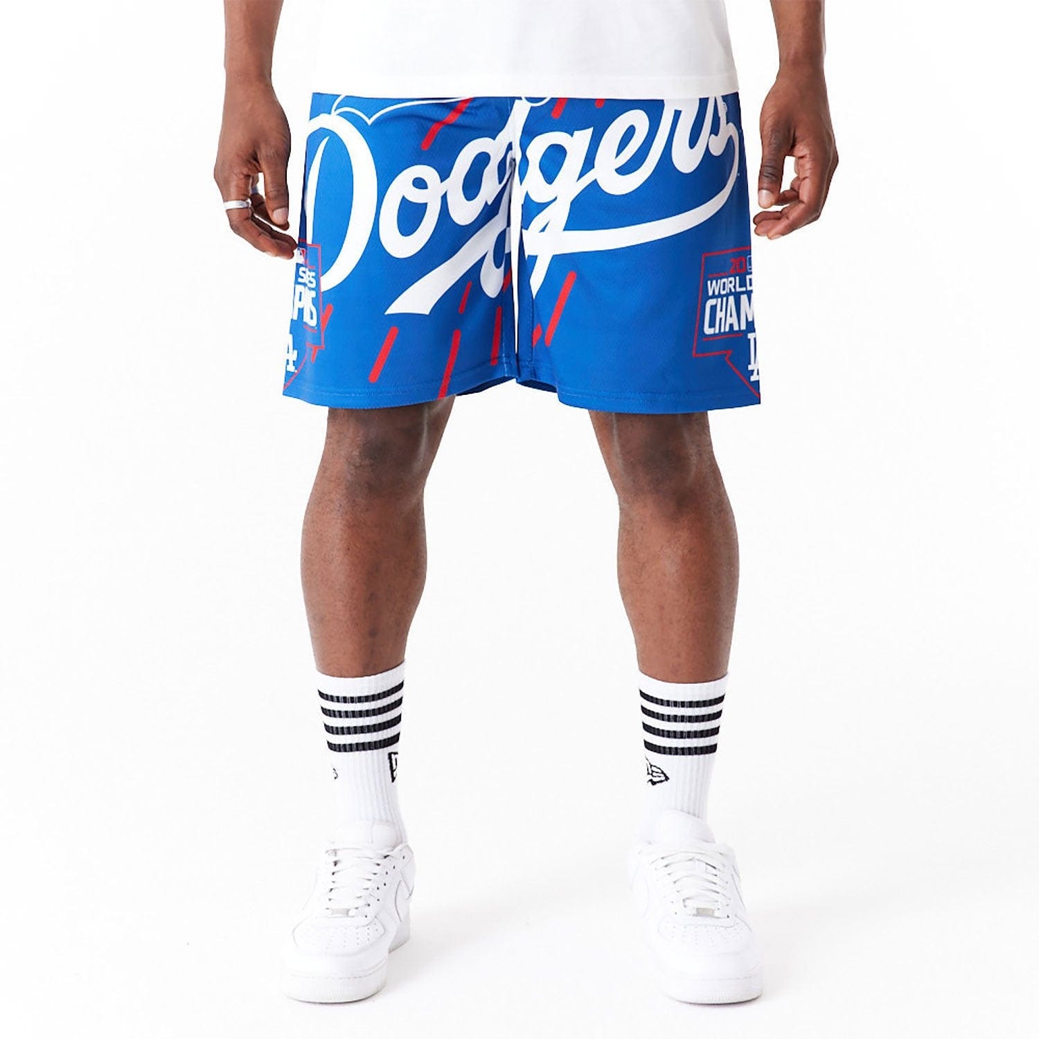 Los Angeles Dodgers MLB Large Logo Short blau - STADIUMDREAMS