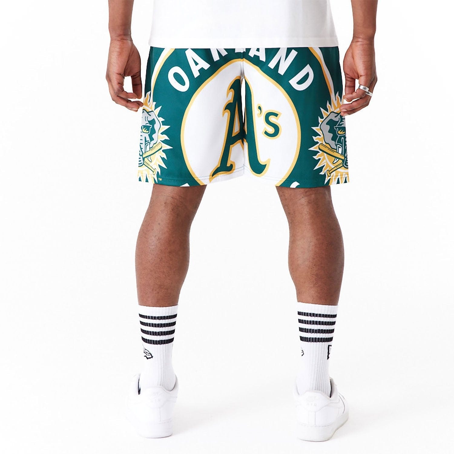 Oakland Athletics MLB Large Logo Short grün - STADIUMDREAMS